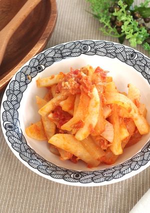 大根大量消費！ワンパンでツナトマト煮-レシピのメイン写真