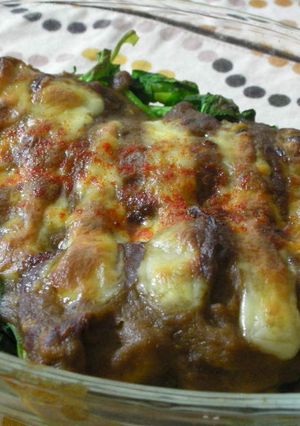 残ったカレーでほうれん草のカレーグラタン-レシピのメイン写真