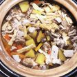 鶏と油揚げとさつま芋の炊き込みご飯