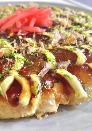米粉と豆腐の♡絶品♡ヘルシーお好み焼き♡-レシピのメイン写真