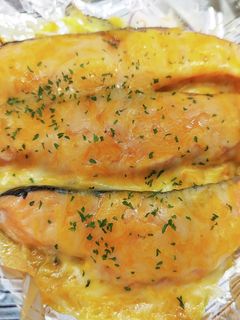 鮭、味噌チーズ焼き-レシピのメイン写真