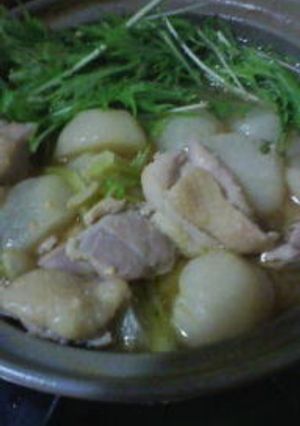 カブと鶏肉のみそシチュー-レシピのメイン写真