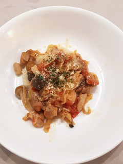 トマトパスタ風そうめん-レシピのメイン写真