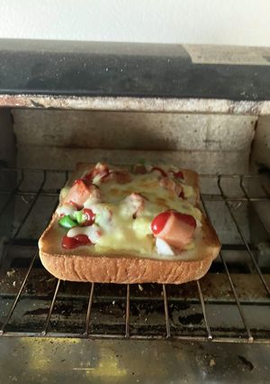 10分で出来るピザトースト-レシピのメイン写真