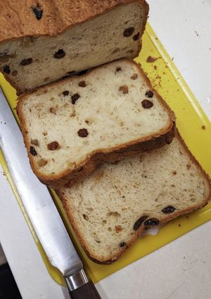 適当 クルミ&レーズン食パン(HB使用)-レシピのメイン写真