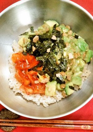 アボカド納豆キムチ丼-レシピのメイン写真