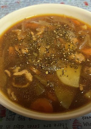 アメリカン・ビーフスープ-レシピのメイン写真