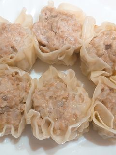 蒸し器いらず!餃子の皮でジャンボ焼売-レシピのメイン写真