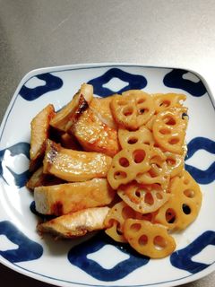 ぶりとれんこんの甘酢炒め-レシピのメイン写真