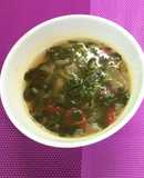 【保育園給食】いわしつみれの洋風スープ