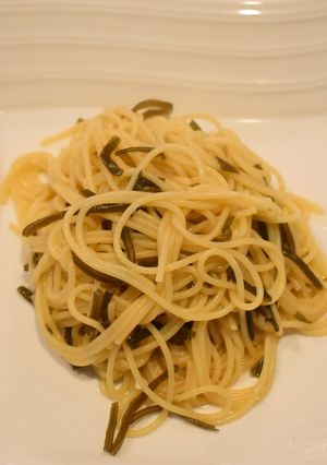 塩昆布の時短パスタ-レシピのメイン写真