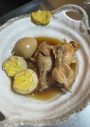 手羽元のホロホロ煮甘辛にんにく風味-レシピのメイン写真