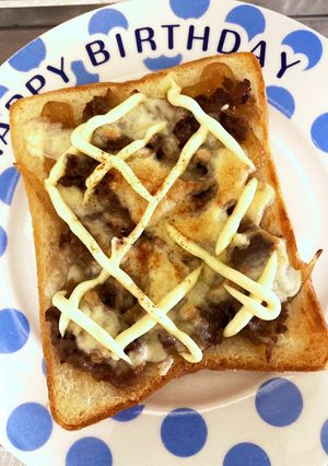 すき焼きトースト-レシピのメイン写真