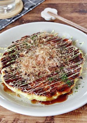 ☆簡単☆豆腐とキャベツのお好み焼き-レシピのメイン写真