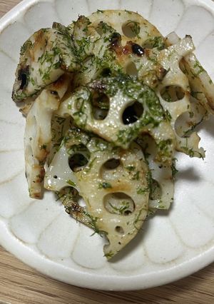 レンコン青のり-レシピのメイン写真