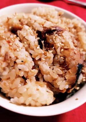 サバ缶炊き込みご飯　簡単調理-レシピのメイン写真