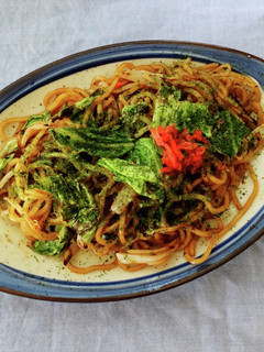 春キャベツの太麺焼きそば♪-レシピのメイン写真