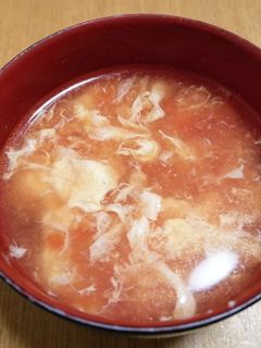 ★トマト卵中華スープ★超簡単★本格的★-レシピのメイン写真