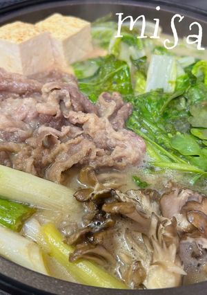 我が家流☆白味噌すき焼き☆-レシピのメイン写真