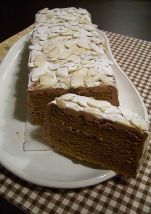 カフェモカバタークリームケーキ-レシピのメイン写真
