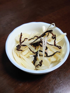 エシャレットの塩昆布和え-レシピのメイン写真