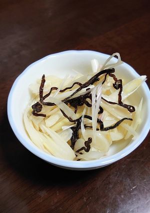 エシャレットの塩昆布和え-レシピのメイン写真