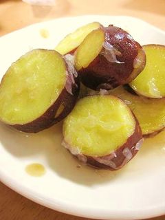 さつまいもとグレープフルーツの蜂蜜煮-レシピのメイン写真
