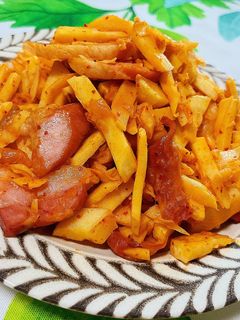 ベーコンとたけのこのキムチ炒め-レシピのメイン写真