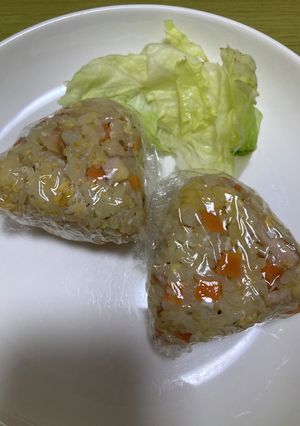 炒飯　おにぎり-レシピのメイン写真