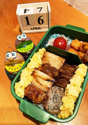 高一長女 お弁当(焼鳥丼)-レシピのメイン写真