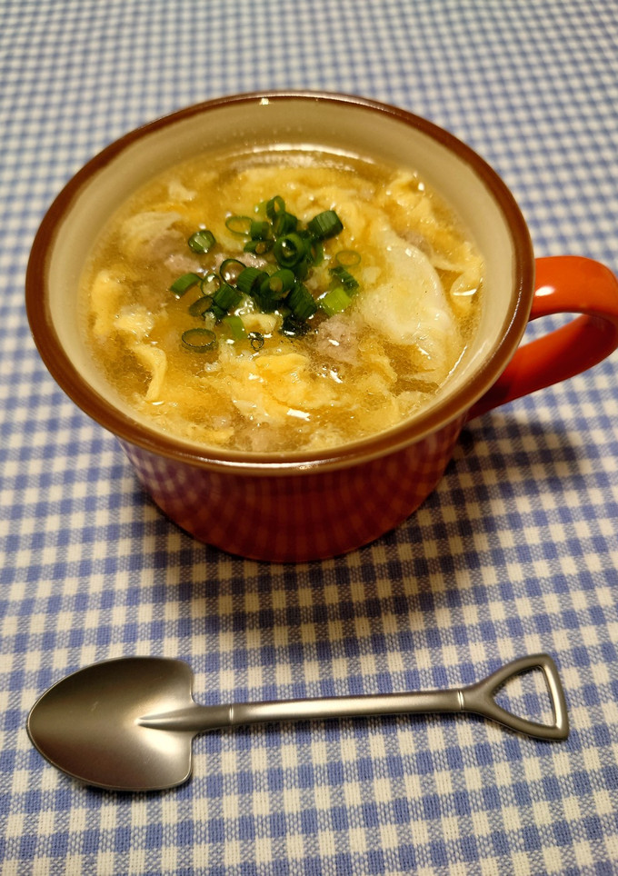 簡単☆お手軽ひき肉の中華風かき玉スープ♩-レシピのメイン写真