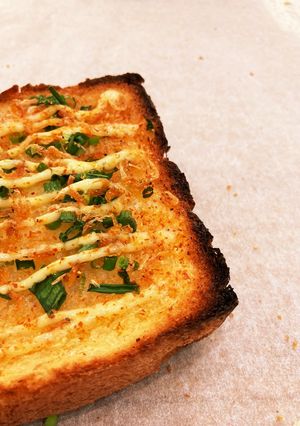 干しエビのマヨバタトースト-レシピのメイン写真