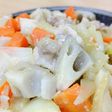 豚バラれんこんチョイ辛味噌がらめ。
