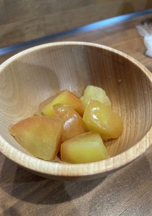 レンジで簡単!皮付きりんごコンポート-レシピのメイン写真