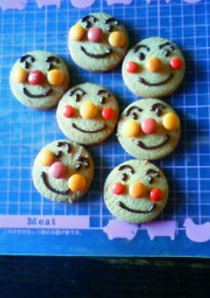 市販のクッキーを使って簡単アンパンマン-レシピのメイン写真