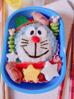 園児キャラ弁♪簡単ドラえもん-レシピのメイン写真