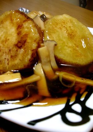 大根のステーキ☆on☆キノコのあんかけ-レシピのメイン写真