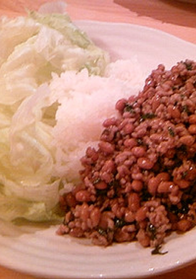 旨っ！ 豚挽き肉納豆炒めご飯-レシピのメイン写真