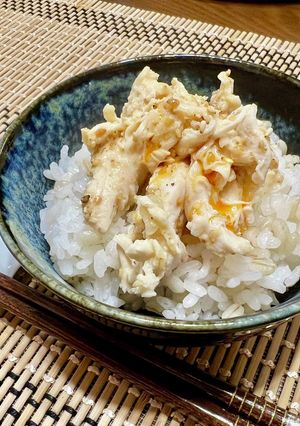 コク旨✨鶏ささみのっけごはん-レシピのメイン写真