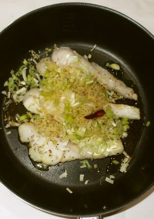 魚・タラのネギ油がけ♪冷え性に簡単薬膳-レシピのメイン写真