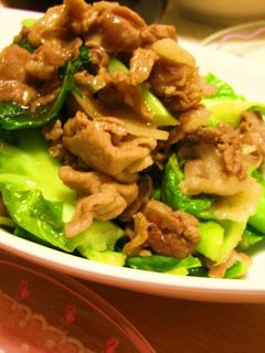 キャベツと豚肉の生姜炒め-レシピのメイン写真
