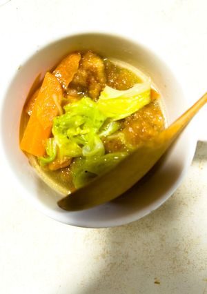 簡単!唐揚げと野菜のスープ♪-レシピのメイン写真