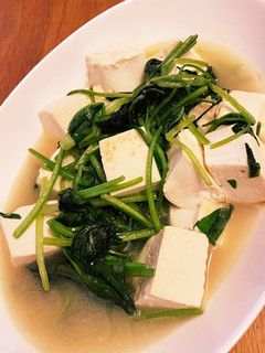 ほうれん草と豆腐炒め-レシピのメイン写真