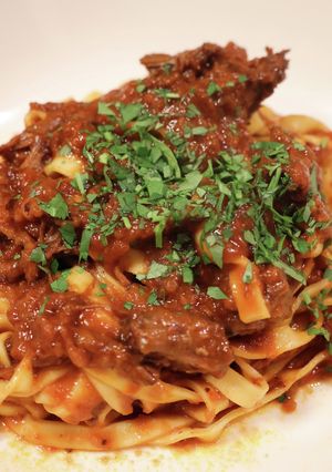 ほろほろ牛すね肉のラグーのタリアテッレ-レシピのメイン写真