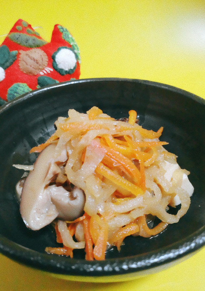 切干大根と厚揚げの煮物-レシピのメイン写真