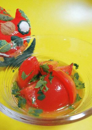フルーツトマトの甘酢かけ-レシピのメイン写真