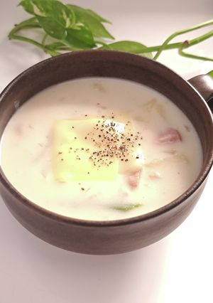アスパラとベーコンのクリィミースープ☆-レシピのメイン写真