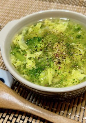 大満足✨ブロッコリーと卵のとろとろスープ-レシピのメイン写真