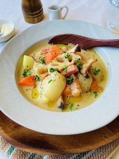 根菜たっぷり豆乳スープ-レシピのメイン写真