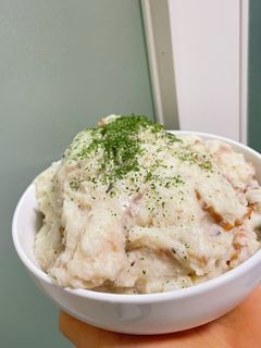 長芋の和風梅マヨポテサラ-レシピのメイン写真